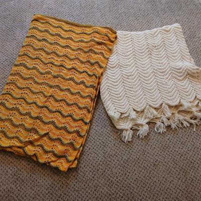 Two handmade Afghans