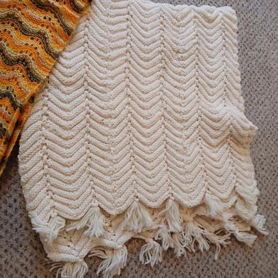 Two handmade Afghans