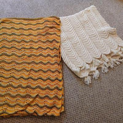 Two handmade Afghans