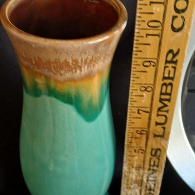 Ceramic vase and a Sterling & Noble wall clock