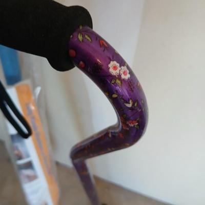 Adjustable Nova metal cane, Reacher -grabbing tool, and Dress-Ez assist with dressing tool