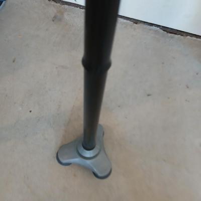 Nova folding walker with 5" wheels and an adjustable walking cane
