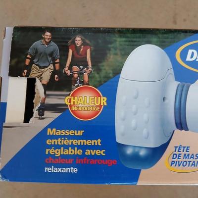 Light Relief healing lights massager and a Dr. Scholls Perfect reach massager