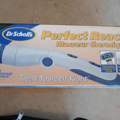 Light Relief healing lights massager and a Dr. Scholls Perfect reach massager