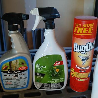 Yard & Garden chemicals - mostly full
