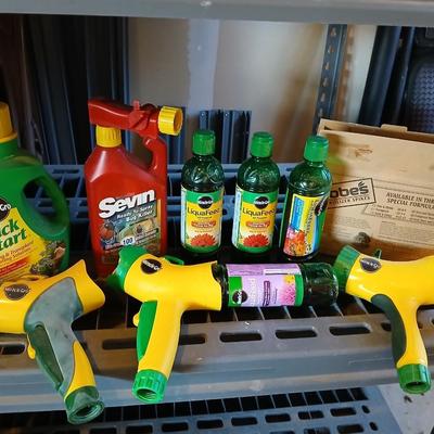 Fertilizers for your plants - Miracle grow and some stakes for trees
