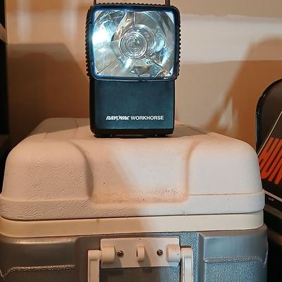 Igloo Maxcold Cooler with a light