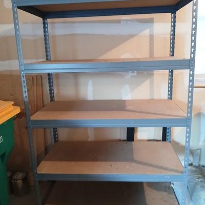 Heavy duty metal shelving unit