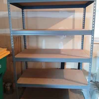 Heavy duty metal shelving unit