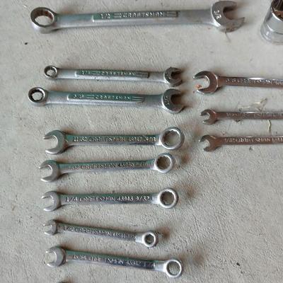 Small Craftsman wrenches and some Craftsman sockets