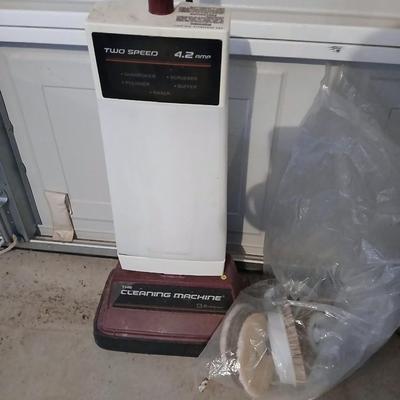 The Cleaning machine - Two speed Shampooer - scrubber - polisher - buffer - waxer with brushes