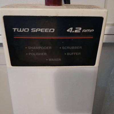 The Cleaning machine - Two speed Shampooer - scrubber - polisher - buffer - waxer with brushes