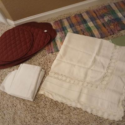 Table linens and place mats