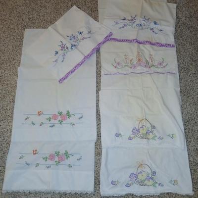 Vintage Embroidered pillowcases