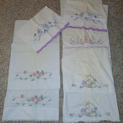 Vintage Embroidered pillowcases