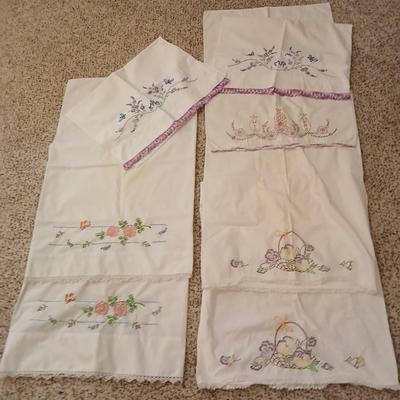 Vintage Embroidered pillowcases