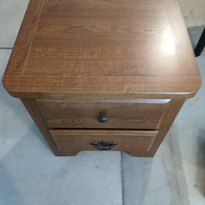 Perdue Two drawer side table / Nightstand