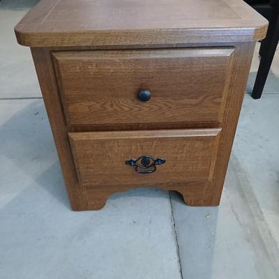 Perdue Two drawer side table / Nightstand