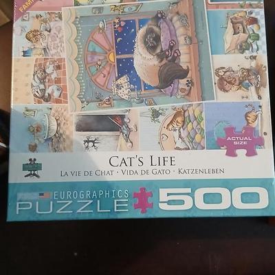 Four puzzles two are new with two Abacus
