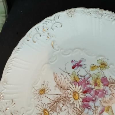 Three beautiful vintage China plates and a China bowl