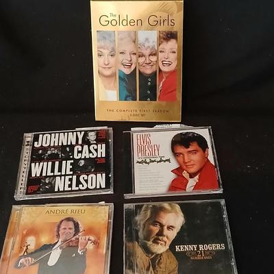 Entertainment media - DVD and music on CD
