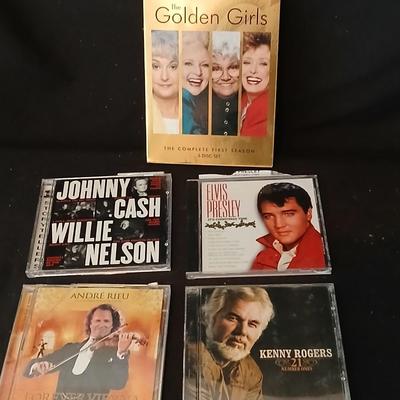 Entertainment media - DVD and music on CD
