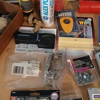 Household hardware - calking gun - hardware - small tools - hinges - stud finder - paint and more
