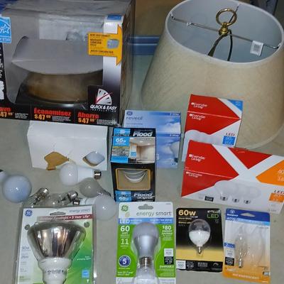 Light bulbs - Light fixture - new lamp shade