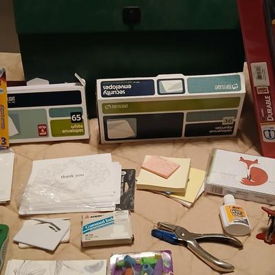 Home office supplies - 3 ring binders - envelopes - and much more