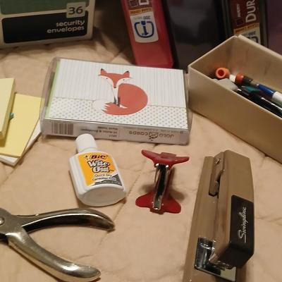 Home office supplies - 3 ring binders - envelopes - and much more