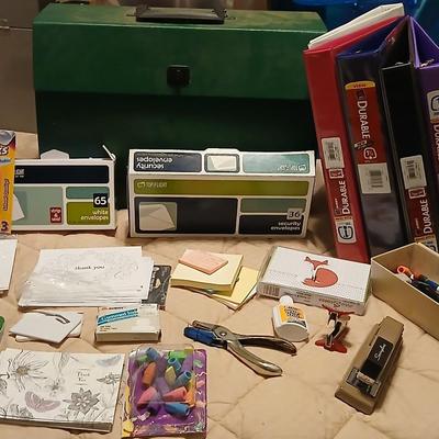 Home office supplies - 3 ring binders - envelopes - and much more