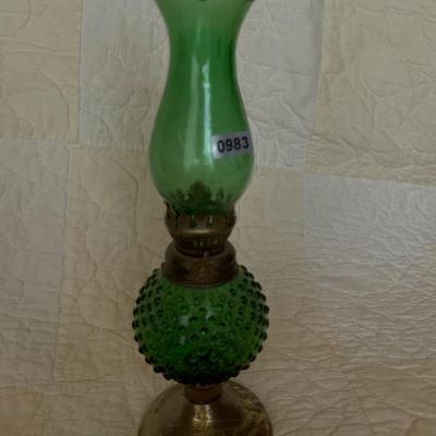 Smaller green oil lamp