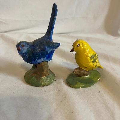 Bird Cage With Faux Birds (S-MG)