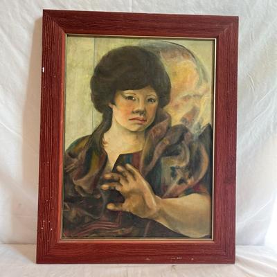 Wooden Framed Portrait (S-MG)