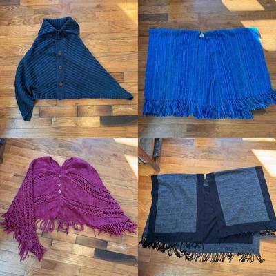 Ponchos and Shawls - Women’s Sizes Small to One Size Fits All (PB-DZ)
