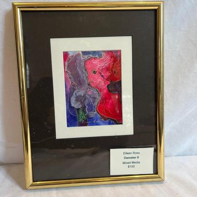 Eileen Ross Original Artwork in Metal Frames (S-MG)