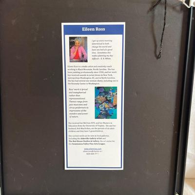 Eileen Ross Original Artwork in Metal Frames (S-MG)