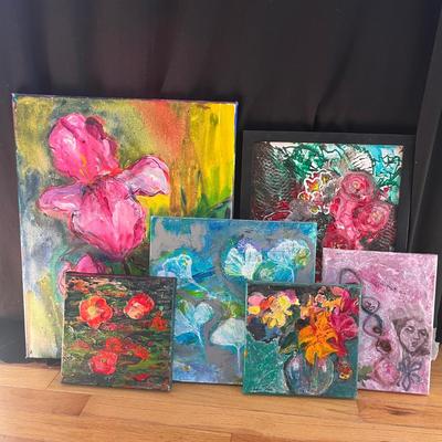 Six Original Paintings by Eileen Ross (S-MG)