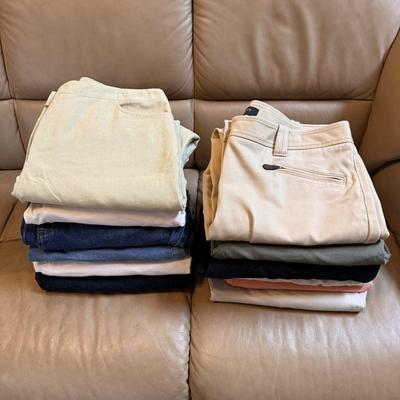Calvin Klein, Talbots, Orvis, and Other Women’s Pants and Capris- Sizes 10-12 (PB-DZ)