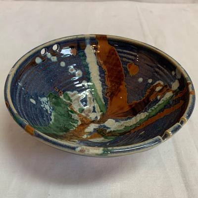 Handmade Pottery Plates & Bowls incl. Local Mangum (K-HS)