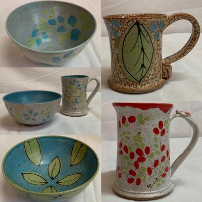 Babula Pottery Collection of Bowls & Mugs (K-HS)