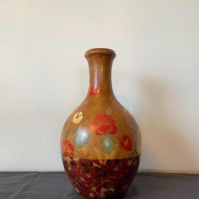 Hand Painted Pottery Vase.