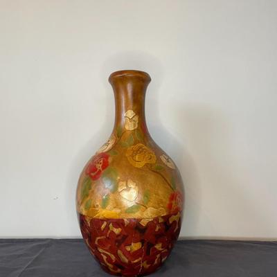 Hand Painted Pottery Vase.