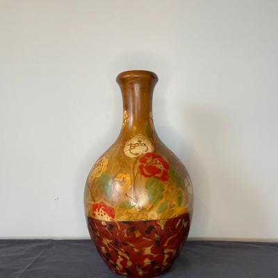 Hand Painted Pottery Vase.