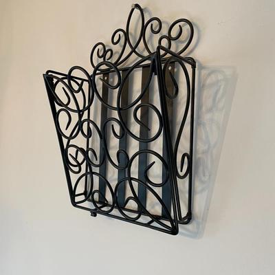 Metal Decorative Magazine Basket