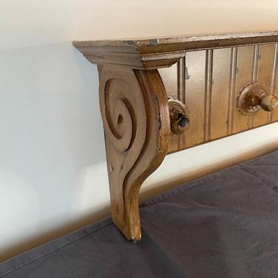 Rustic Wooden Coat Hook