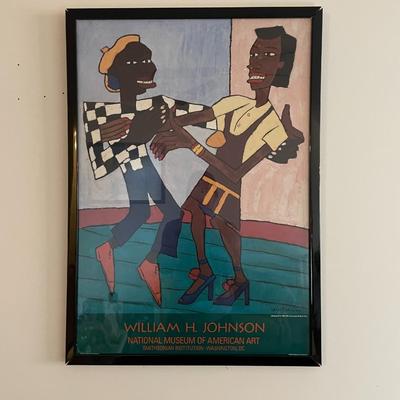 Jazz Dance by William H. Johnson Framed Art
