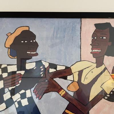 Jazz Dance by William H. Johnson Framed Art