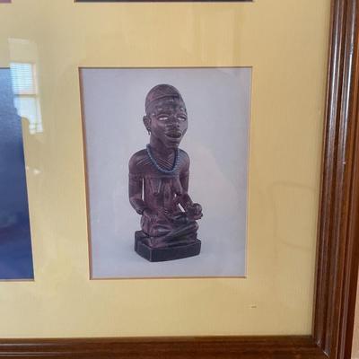 Framed Art of Different African Tribal Statues