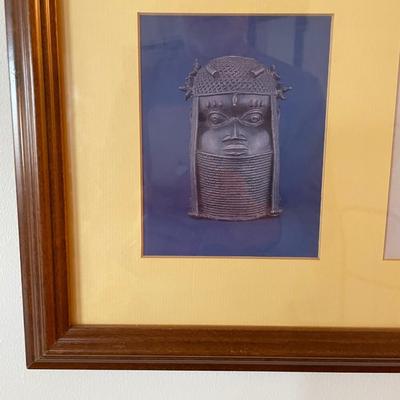 Framed Art of Different African Tribal Statues